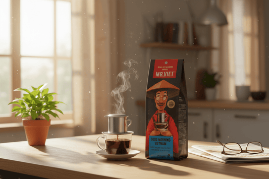 Mr.Viet GOOD MORNING VIETNAM ROASTED COFFEE BEANS (豆250g) - node.