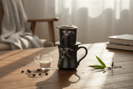 コーヒーフィルター 竹文様 陶器製 フィンセット - node.