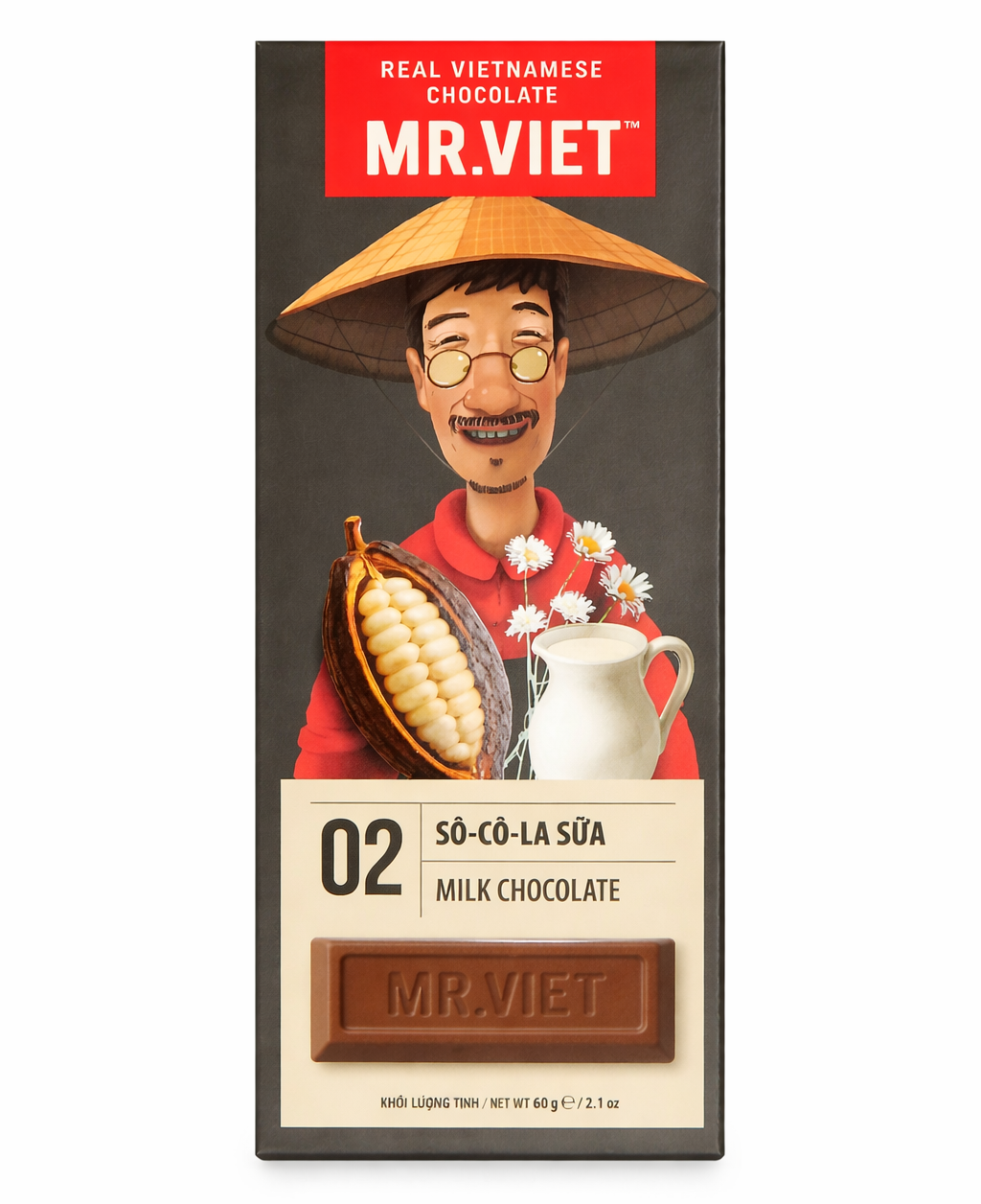 Mr.Viet MILK CHOCOLATE(60g)
