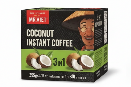 Mr.Viet COCONUT INSTANT COFFEE 3IN1 (17g×15包/255g)
