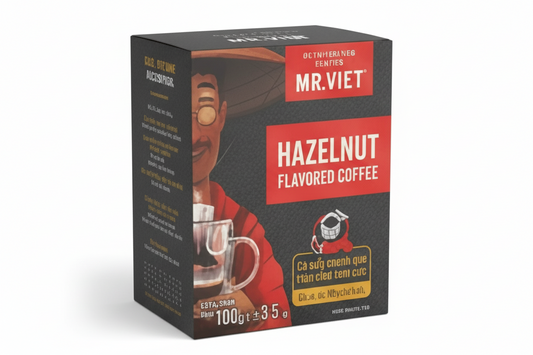 Mr.Viet HAZELNUT FLAVORED COFFEE DRIP BAG (10g×10袋/100g)