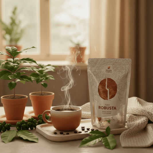 Honee Coffee ロブスタ コーヒー豆 250g - node.