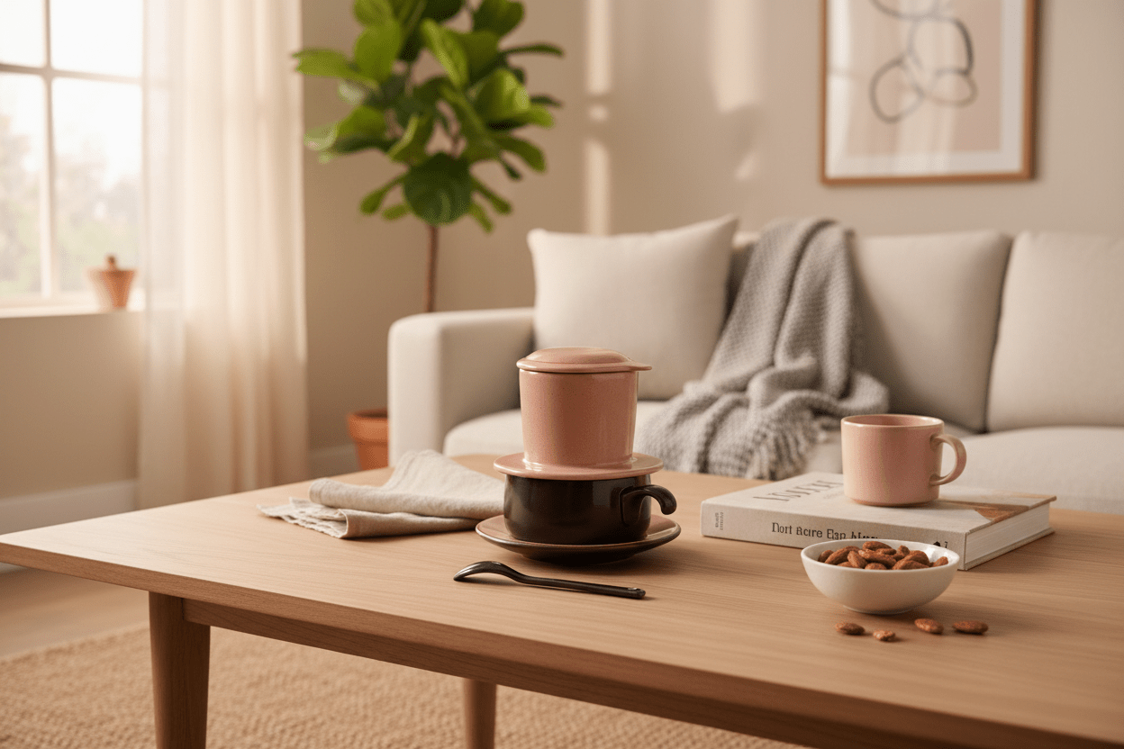 PHIN陶器製コーヒーフィルター 桃茶 - node.