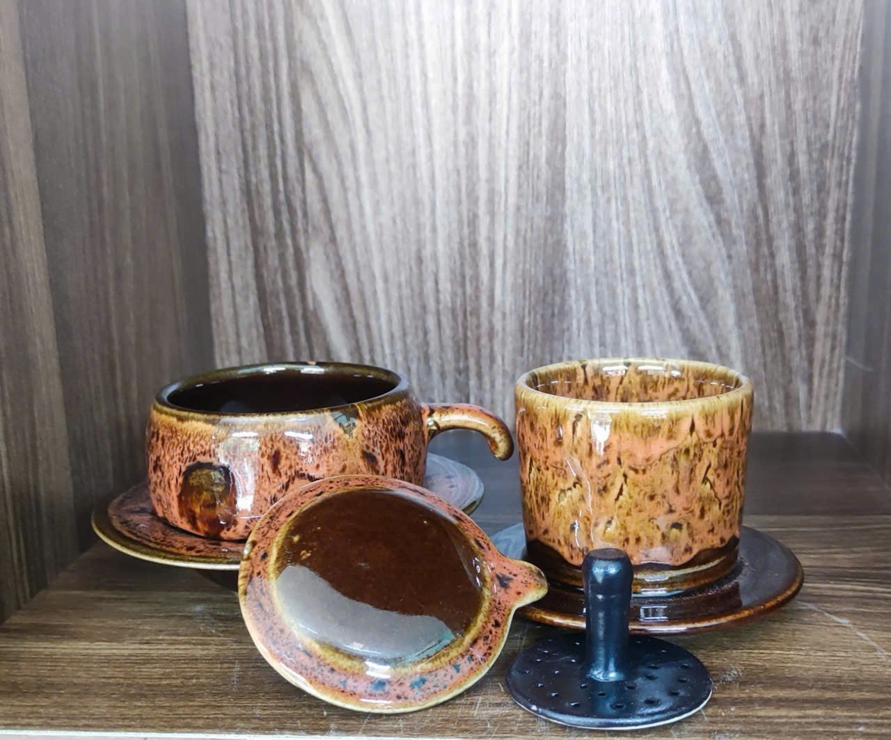 PHIN陶器製コーヒーフィルター ラスティックテラコッタ - node.