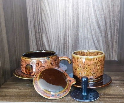 PHIN陶器製コーヒーフィルター ラスティックテラコッタ - node.