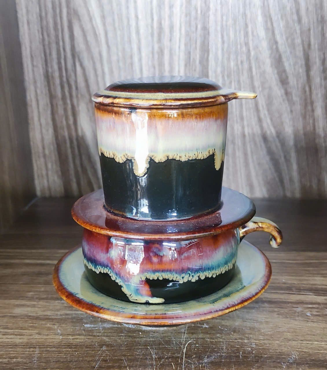 PHIN陶器製コーヒーフィルター ネビュラパープル - node.