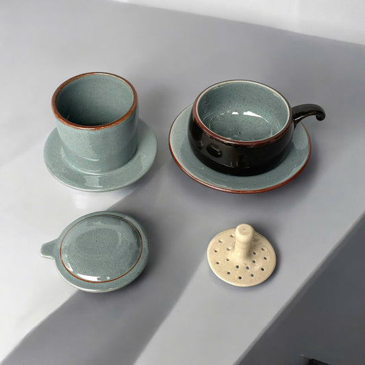 PHIN陶器製コーヒーフィルター 藍鼠 - node.
