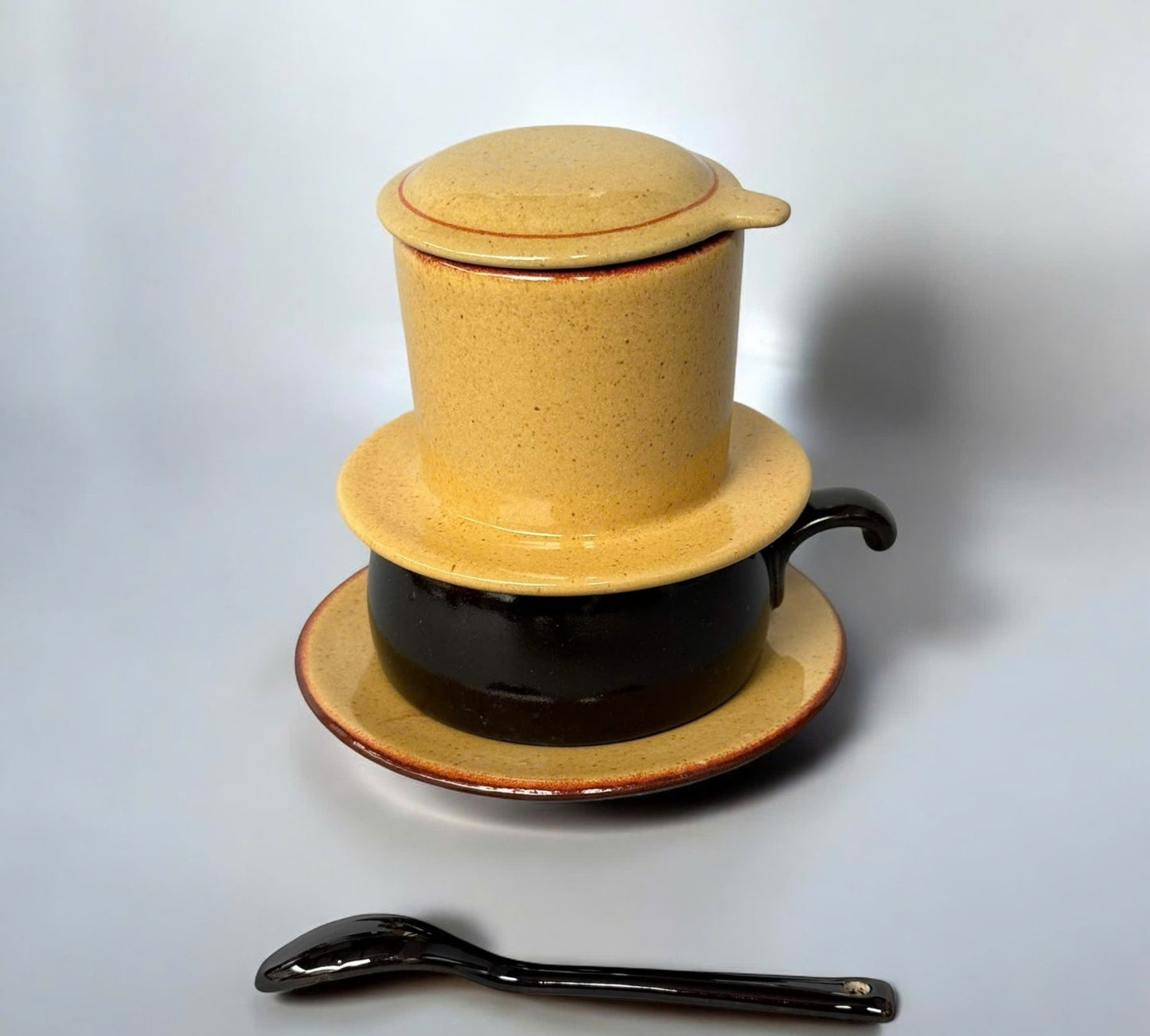PHIN陶器製コーヒーフィルター 黄 - node.