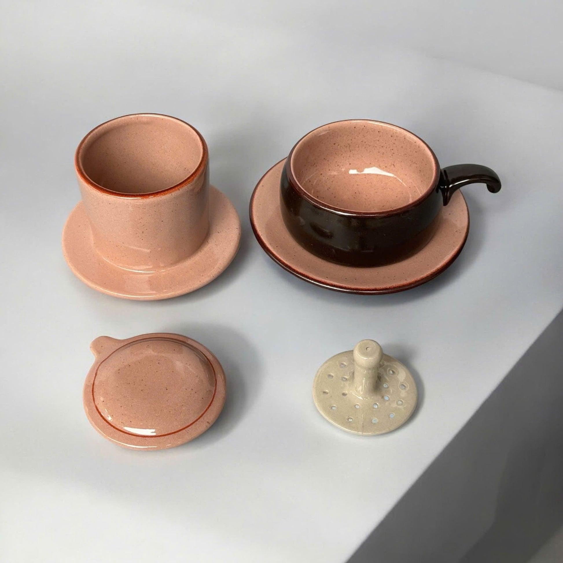 PHIN陶器製コーヒーフィルター 桃茶 - node.