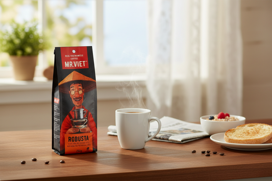 Mr.Viet ROBUSTA ROASTED COFFEE BEANS (豆250g)