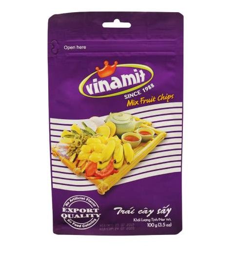 Vinamit ミックスフルーツチップス 100g - node.